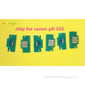 For canon pfi 102 ipf 500 510 600 610 700 710 605 ink cartridge CHIP